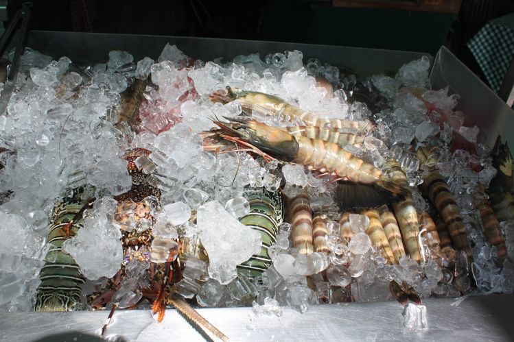 fresh seafood in boracay