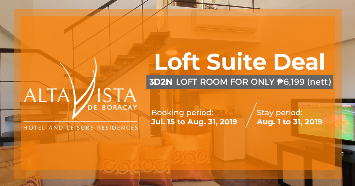 Book a sweet ‘suite deal’ at Alta Vista De Boracay this August 2019