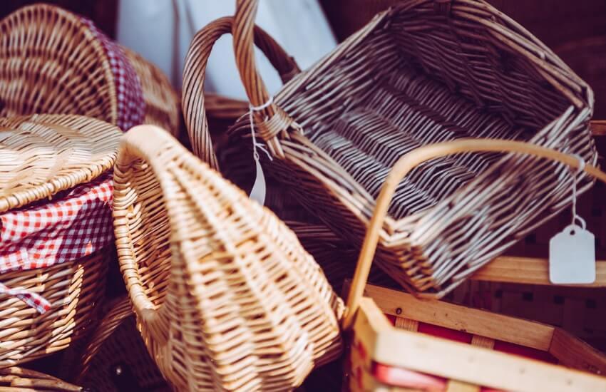 Baskets handcrafted
