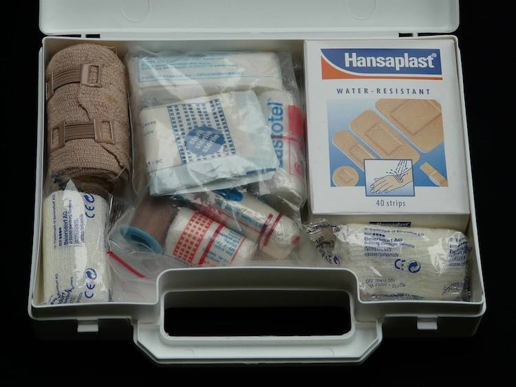 have a complete first aid kit when travelling