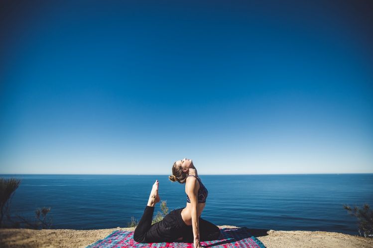 girl yoga boost energy