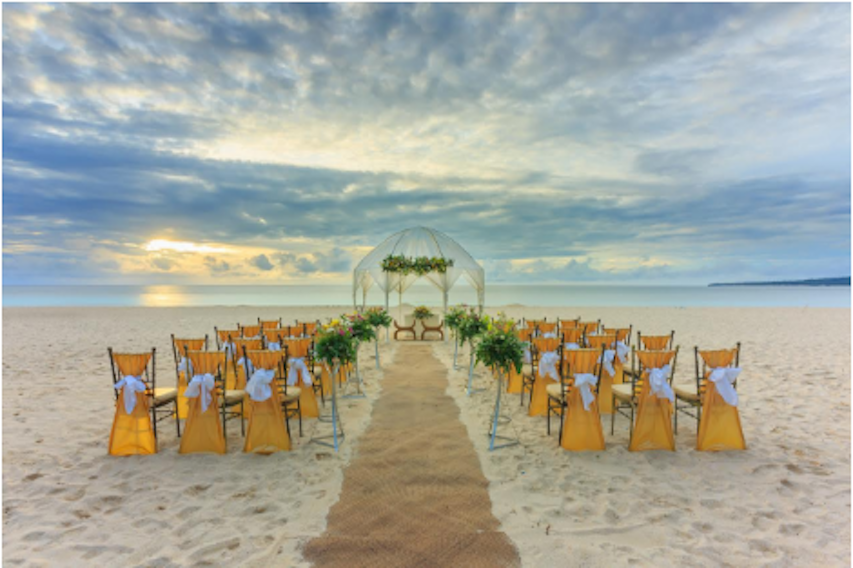 Beach Wedding Motif