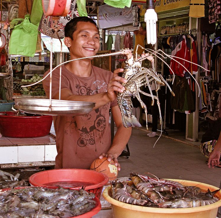 seafood vendor boracay